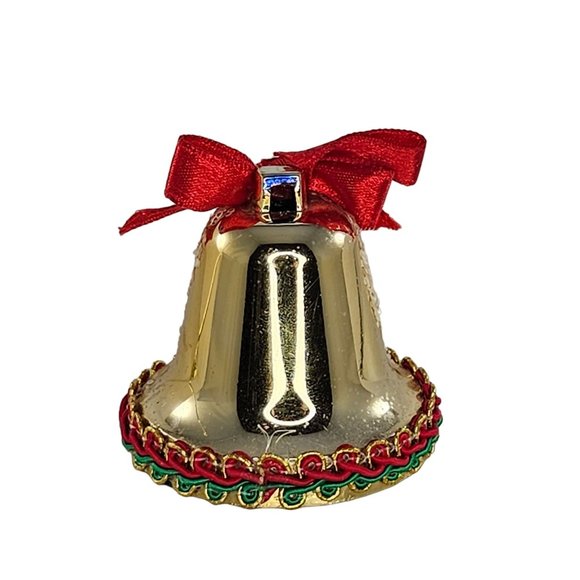 Vintage Handmade Boxer Dog Christmas Ornament Bell Shaped Kitsch - Picture 3 of 8